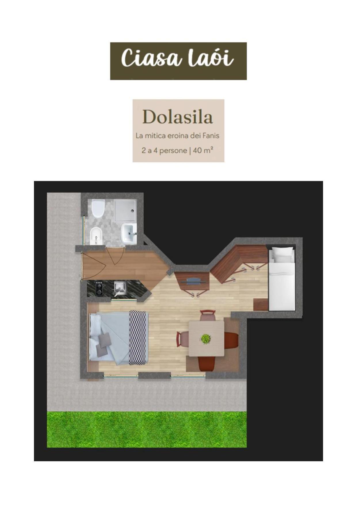 Apartment Ciasa Laoi San Cassiano  Dış mekan fotoğraf