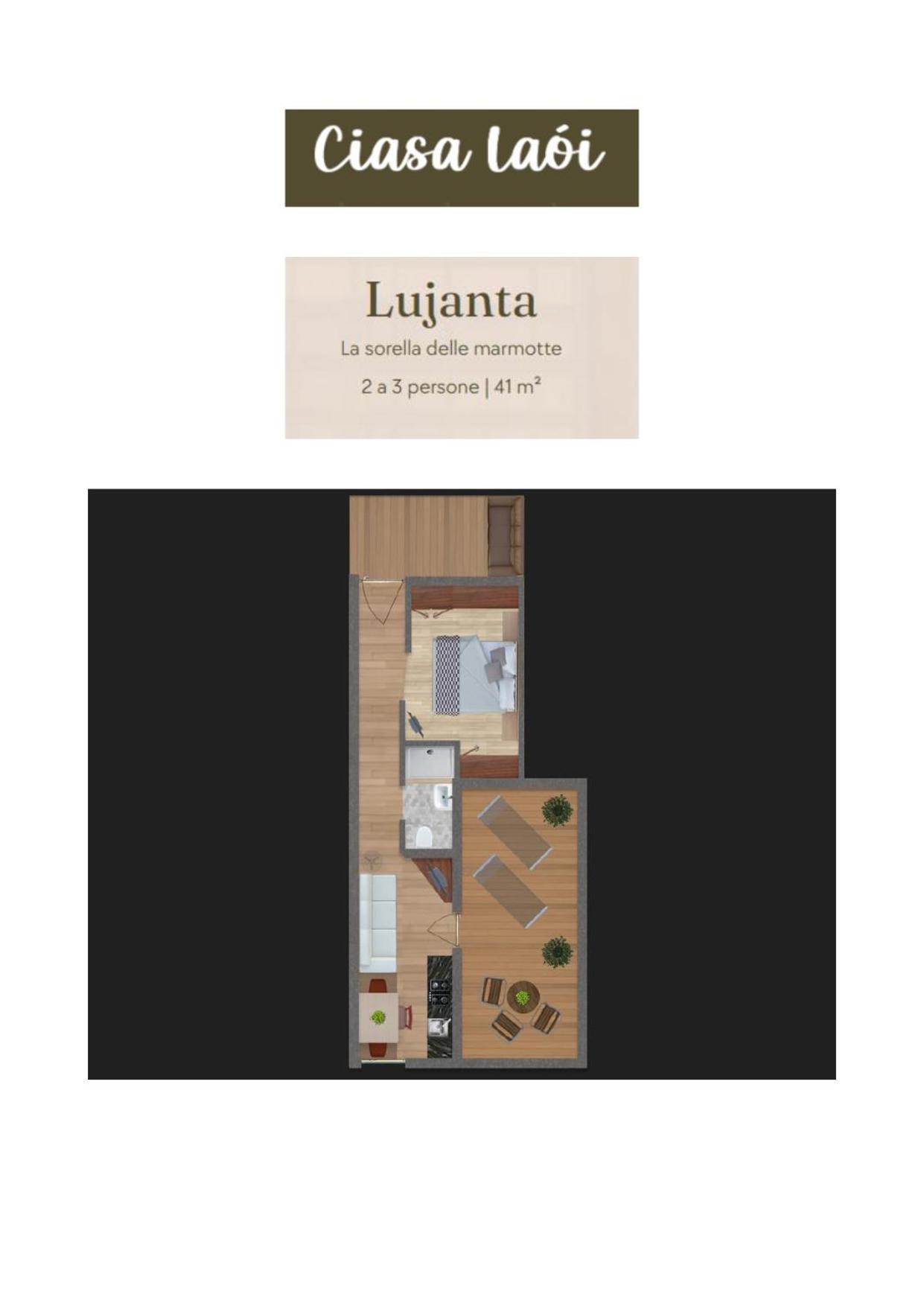 Apartment Ciasa Laoi San Cassiano  Dış mekan fotoğraf
